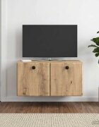 vidaXL Стенно монтиран ТВ шкаф 595 x 41 x 30 см Дъб артизан