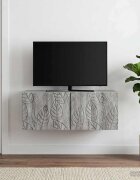 vidaXL Стенно монтиран ТВ шкаф 595 x 41 x 30 см Сив Сонома