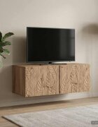 vidaXL Стенно монтиран ТВ шкаф 785 x 31 см Дъб артизан