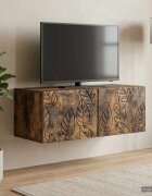 vidaXL Стенно монтиран ТВ шкаф 785 x 31 см Опушен дъб