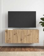 vidaXL Стенно монтиран ТВ шкаф 785 x 31 x 30 см Дъб артизан