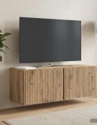 vidaXL Стенно монтиран ТВ шкаф 785 x 31 x 30 см Дъб артизан