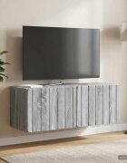 vidaXL Стенно монтиран ТВ шкаф 785 x 31 x 30 см Сив Сонома