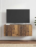 vidaXL Стенно монтиран ТВ шкаф 785 x 31 x 30 см Старо дърво