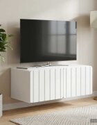 vidaXL Стенно монтиран ТВ шкаф 785 x 41 x 30 см Бяло