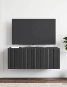 vidaXL Стенно монтиран ТВ шкаф 785 x 41 x 30 см Черно
