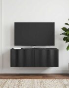 vidaXL Стенно монтиран ТВ шкаф 785 x 41 x 30 см Черно