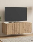 vidaXL Стенно монтиран ТВ шкаф 785 x 41 x 30 см Дъб артизан