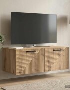 vidaXL Стенно монтиран ТВ шкаф 785 x 41 x 30 см Дъб артизан