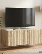 vidaXL Стенно монтиран ТВ шкаф 785 x 41 x 30 см Дъб сонома