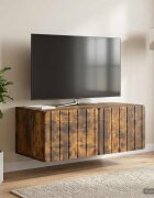 vidaXL Стенно монтиран ТВ шкаф 785 x 41 x 30 см Опушен дъб