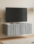 vidaXL Стенно монтиран ТВ шкаф 785 x 41 x 30 см Сив Сонома