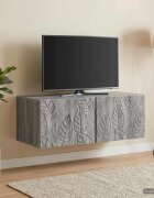 vidaXL Стенно монтиран ТВ шкаф 785 x 41 x 30 см Сив Сонома