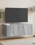 vidaXL Стенно монтиран ТВ шкаф 785 x 41 x 30 см Сива сонома