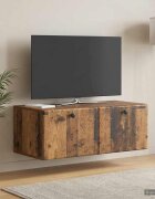 vidaXL Стенно монтиран ТВ шкаф 785 x 41 x 30 см Старо дърво