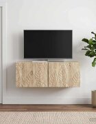 vidaXL Стенно монтиран ТВ шкаф 98 x 31 см Дъб сонома
