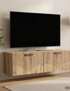 vidaXL Стенно монтиран ТВ шкаф 98 x 31 x 30 см Дъб артизан