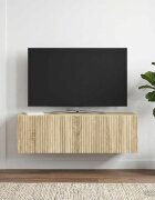 vidaXL Стенно монтиран ТВ шкаф 98 x 31 x 30 см Дъб сонома
