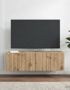 vidaXL Стенно монтиран ТВ шкаф 98 x 41 x 30 см Дъб артизан