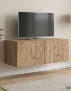 vidaXL Стенно монтиран ТВ шкаф 98 x 41 x 30 см Дъб артизан