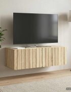 vidaXL Стенно монтиран ТВ шкаф 98 x 41 x 30 см Дъб сонома