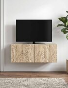 vidaXL Стенно монтиран ТВ шкаф 98 x 41 x 30 см Дъб сонома