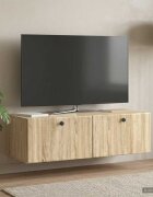 vidaXL Стенно монтиран ТВ шкаф 98 x 41 x 30 см Дъб сонома