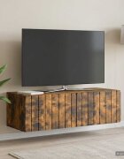 vidaXL Стенно монтиран ТВ шкаф 98 x 41 x 30 см Опушен дъб