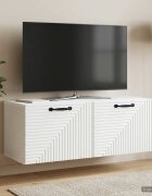 vidaXL Стенно монтиран ТВ шкаф Бяло 785 x 31 x 30 см
