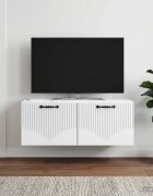vidaXL Стенно монтиран ТВ шкаф Бяло 785 x 41 x 30 см