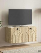 vidaXL Стенно монтиран ТВ шкаф Дъб сонома 595 x 31 x 30 см