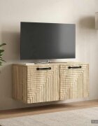 vidaXL Стенно монтиран ТВ шкаф Дъб сонома 595 x 31 x 30 см