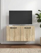 vidaXL Стенно монтиран ТВ шкаф Дъб сонома 595 x 31 x 30 см