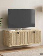 vidaXL Стенно монтиран ТВ шкаф Дъб сонома 785 x 31 x 30 см