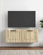 vidaXL Стенно монтиран ТВ шкаф Дъб сонома 785 x 31 x 30 см