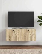 vidaXL Стенно монтиран ТВ шкаф Дъб сонома 785 x 41 x 30 см