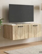 vidaXL Стенно монтиран ТВ шкаф Дъб сонома 785 x 41 x 30 см