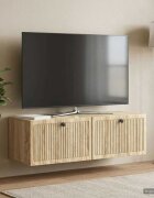 vidaXL Стенно монтиран ТВ шкаф Дъб сонома 98 x 31 x 30 см