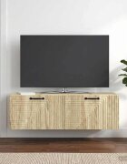 vidaXL Стенно монтиран ТВ шкаф Дъб сонома 98 x 31 x 30 см