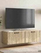 vidaXL Стенно монтиран ТВ шкаф Дъб сонома 98 x 31 x 30 см