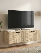 vidaXL Стенно монтиран ТВ шкаф Дъб сонома 98 x 41 x 30 см