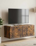 vidaXL Стенно монтиран ТВ шкаф Опушен дъб 785 x 31 x 30 см