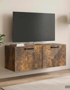 vidaXL Стенно монтиран ТВ шкаф Опушен дъб 785 x 31 x 30 см