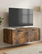 vidaXL Стенно монтиран ТВ шкаф Опушен дъб 785 x 41 x 30 см