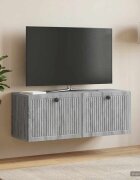 vidaXL Стенно монтиран ТВ шкаф Сива сонома 785 x 31 x 30 см