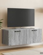 vidaXL Стенно монтиран ТВ шкаф Сива сонома 785 x 31 x 30 см