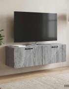 vidaXL Стенно монтиран ТВ шкаф Сива сонома 98 x 31 x 30 см