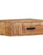 vidaXL Стенно нощно шкафче 40x30x135 см масивно мангово дърво