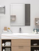 vidaXL Стенно огледало 100x60 см стъкло