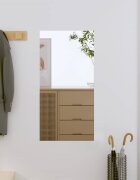 vidaXL Стенно огледало 30x60 см стъкло правоъгълно